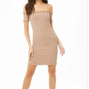 Off the Shoulder Mini Dress